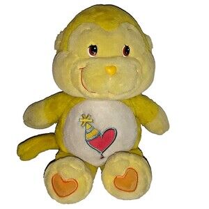 Vintage CARE BEAR COUSINS Playful Heart Monkey 13" PLUSH Stuffed Toy 2004